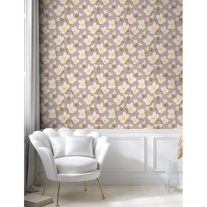 Papier peint adhésif pour la maison Bay Isle Home ™, L 100 po x l 13 po