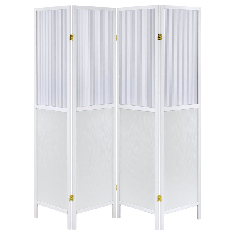 Paravent pliant Florentin, Blanc