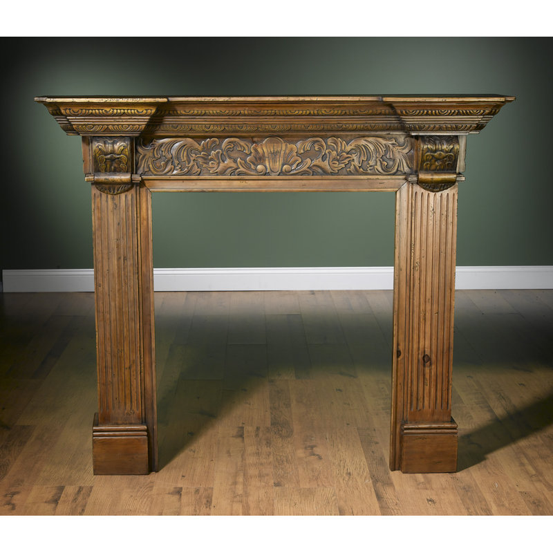 Troutman Fireplace Surround, Antique Walnut
