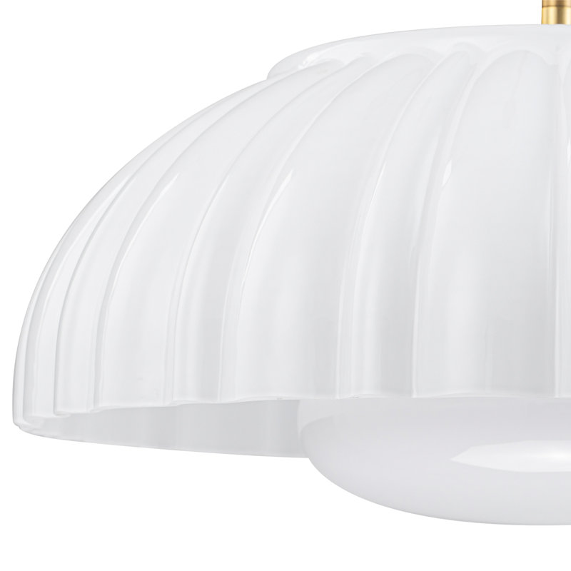 1 - Light Dome Glass Pendant