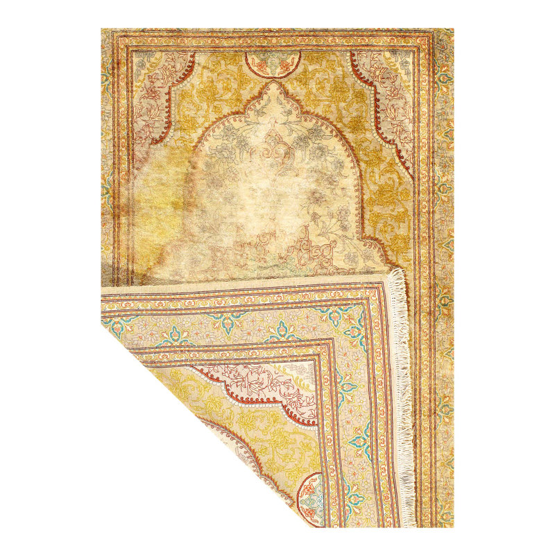Qum One-of-a-Kind 2'8" X 3'11" Hand Knotted Area Rug