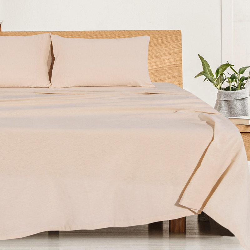 Flannel Sheet Set, Twin, Cream