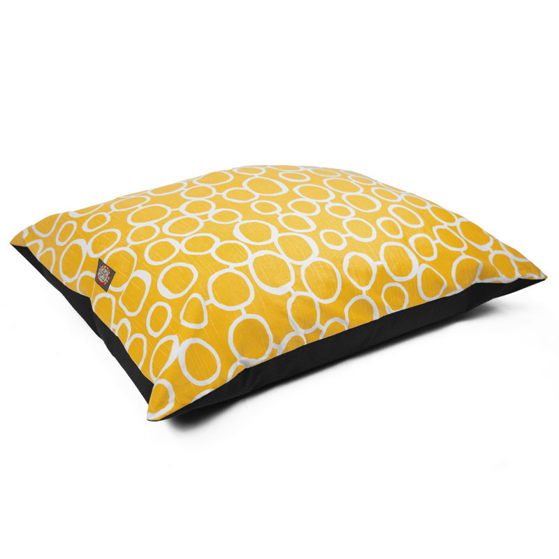 Lit pour chien Fusion Majestic, Grand (l 46 po x P 35 po x H 7 po), Jaune