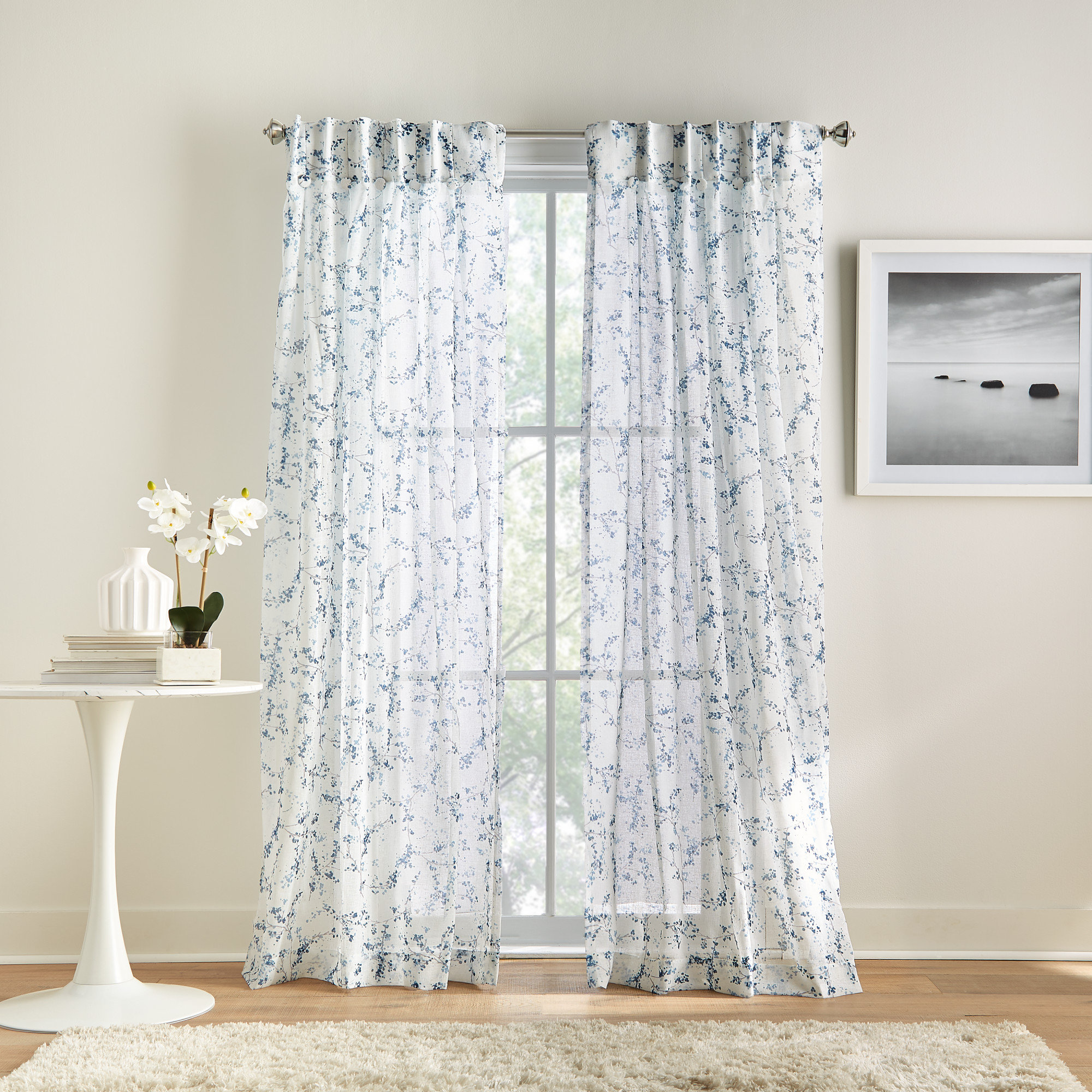 dkny curtains grey