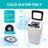 BCDPW Series BLACK+DECKER Small Portable Washer, Washing Machine for Household Use, 0.9 Cu. Ft. with 5 Cycles, Transparent Lid & LED Display