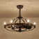 Arezo 27.17" Classic Black Caged Farmhouse Ceiling Fan With Light Kit And Remote Control