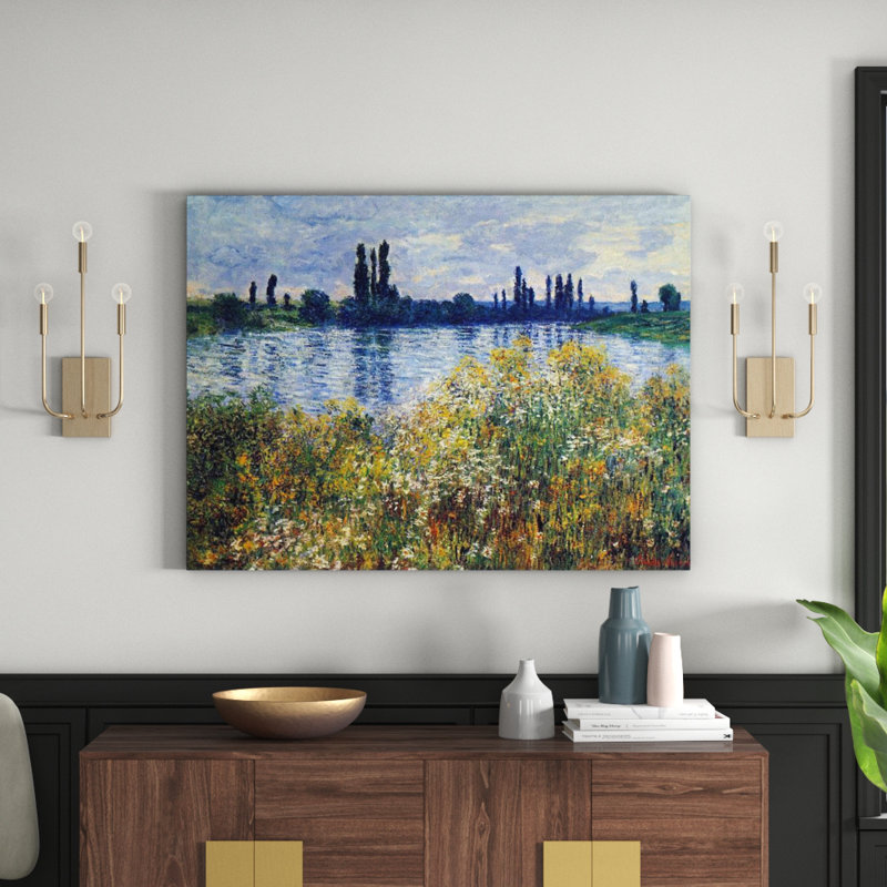 Claude Monet - Wrapped Canvas Painting, 60cm H x 80cm W x 1.8cm D