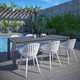 Anautica 86.5'' Rectangular 6 - Person Outdoor Dining Set