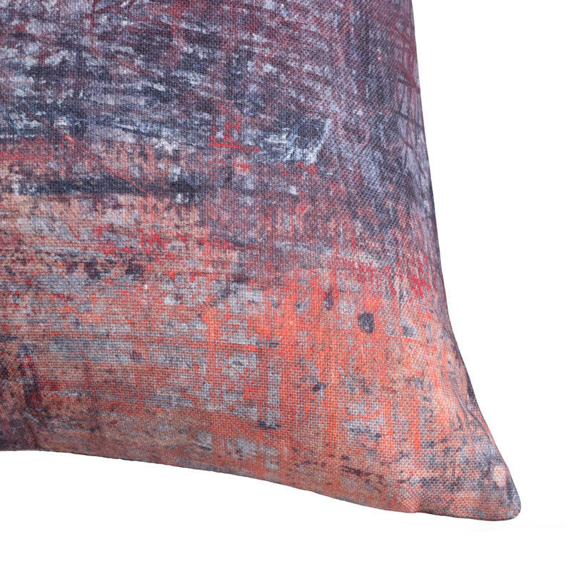 Coussin Rust Rust - multicolore - 24 po x 24 po, 24 po X 24 po