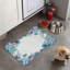 Tapis à motif floral subtil - 1 pièce