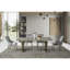 Chaise d'appoint en velours capitonné Colletta