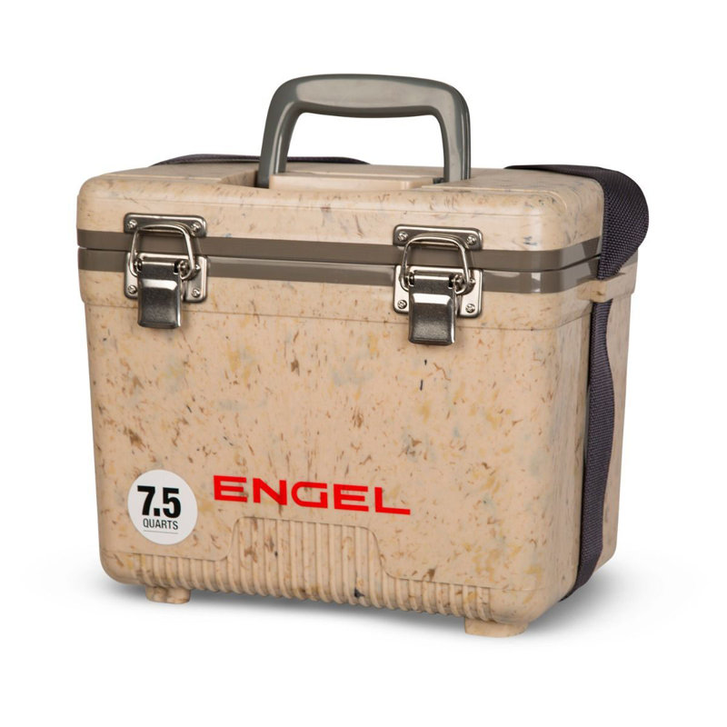 Engel 7.5-Quart EVA Seal Ice and DryBox Cooler with Carry Handles, Grassland