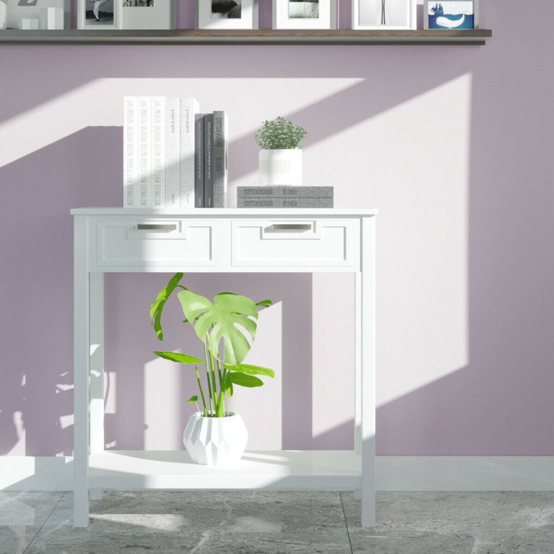 Abai 32'' Console Table, White