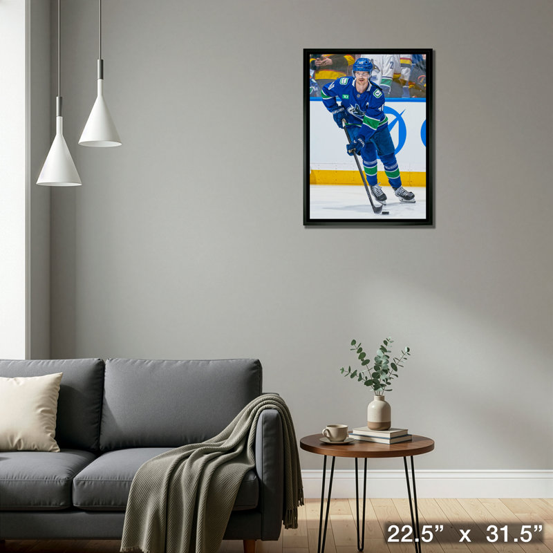 Elias Pettersson 20 x 29 Canucks de Vancouver, toile encadrée