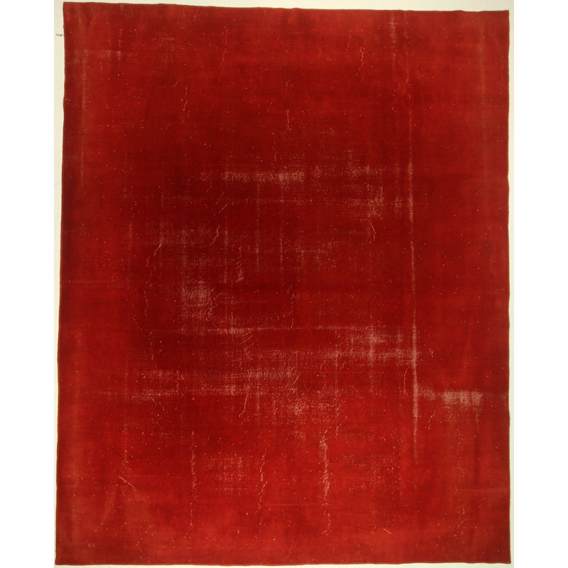 Handmade Cotton and Wool Area Rug