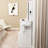 29.2" Desktop Dressing With Left Drawer, Cushioned Stool, 2 Ac+2 Charging Ports, Hair Dryer Stand, Extra Large Touch - Sensitive Led Mirror Tri Color Selection And Brightness Regulation, For Little