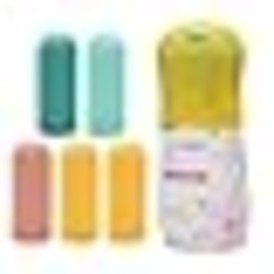 5 Pack Silicone Bottle Covers, Travel Essentials, Travel Size Toiletries, Cruise Ship Essentials, Accessories Luggage, Travel Must Haves, Elastic Slee