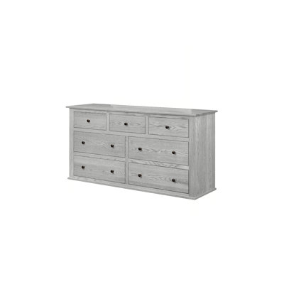 Traditional Oak Solid Wood 7 Drawer Dresser