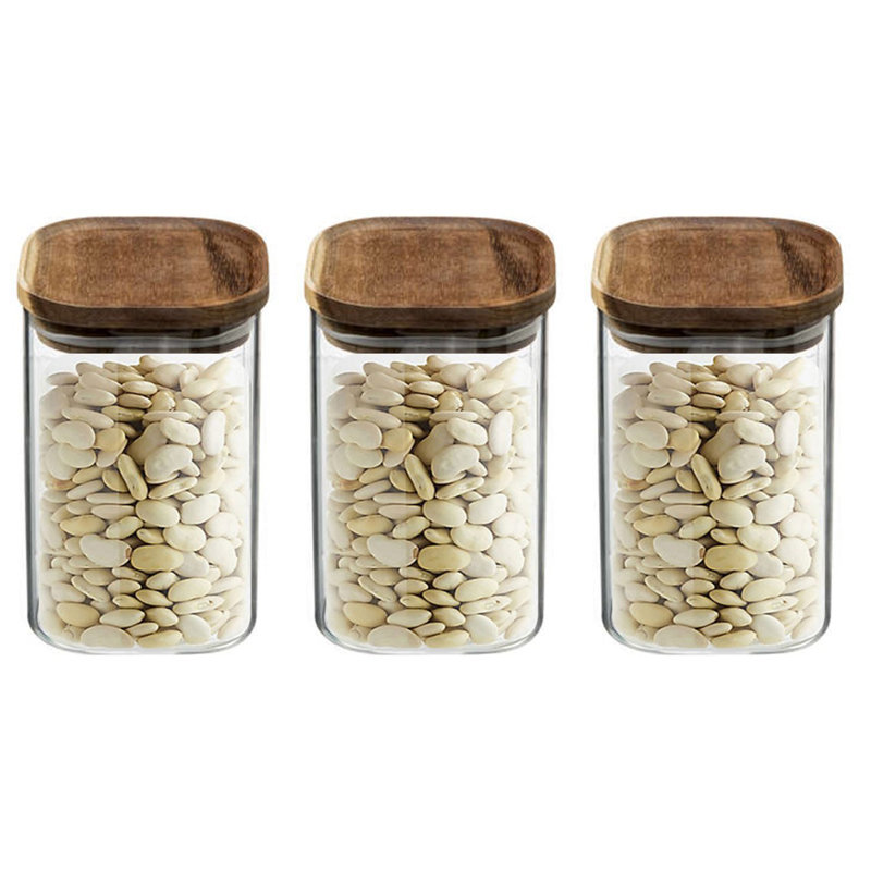 Glass Jar - Set of 3