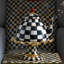Courtly Check® Ceramic Fluted Cake Stand
