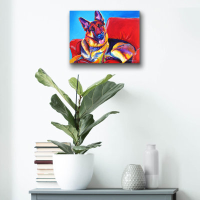 " Gsd - Zeke " by Dawg Painter