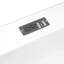 Lit superposé grand sur grand avec armoires de rangement et ports USB, blanc