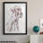 Sitting Dog IV - Matted and Framed Under Acrylic Glass, Large Living Room Wall Art-2000486631-2000486630