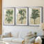 «Burlap Palm Silhouette I», impression encadrée sur mesure de qualité supérieure - 3 pièces-971262459