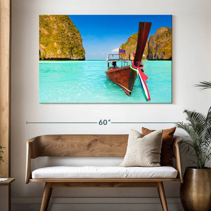 Rorry Maya Bay Boat, 34" H x 51" W