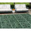 Tapis intérieur lavable 10 pi x 14 pi Medallion
