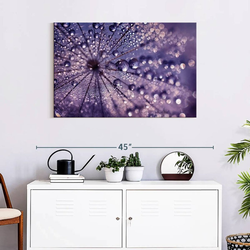Harnek Purple Reflections, 24" H x 36" W