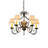 Jenna 5 - Light Dimmable Empire Chandelier