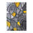 Sioar Yellow and Gray Modern Abstract Pattern Area Rug-1268137304