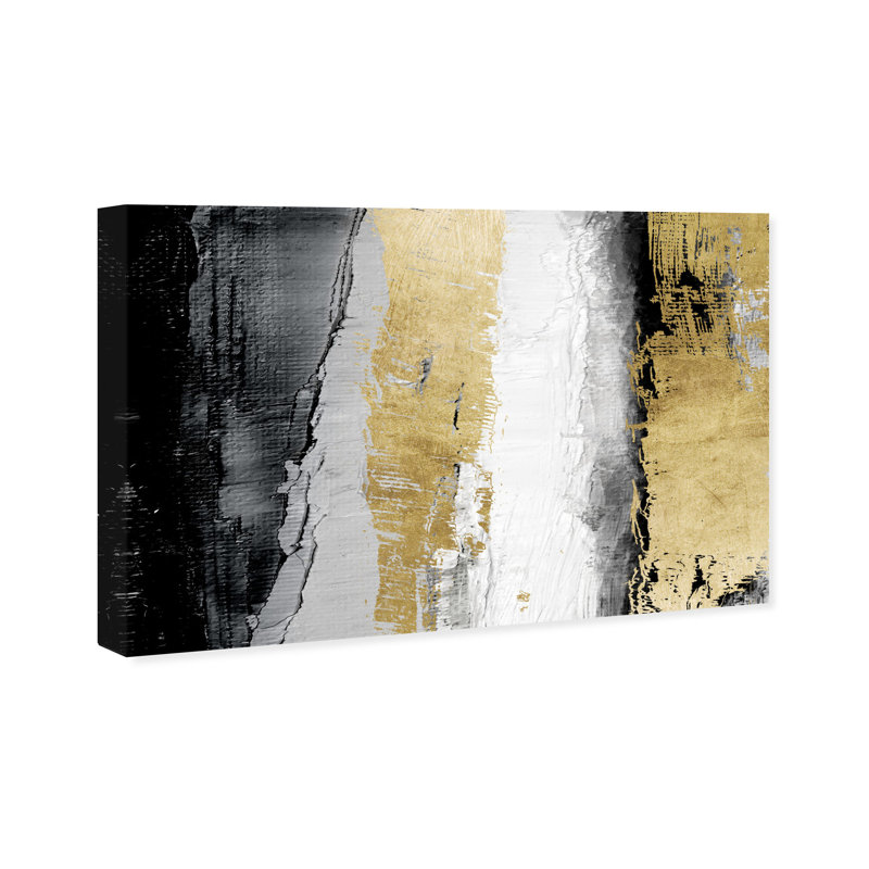 Envision and Elevate Gold - impression d'art graphique, H 30 po x l 20 po, Toile tendue