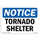 SignMission Osha Notice Tornado Shelter Sign | Wayfair