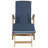 Barksdale Outdoor Acacia Wood Chaise Lounge , Cushion Included-2129857593