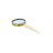 Metal Black Magnifying Glass with Bone Handles