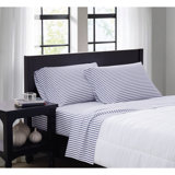Truly Soft Pinstripe Microfiber Standard Plaid Sheet Set