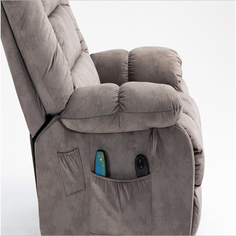 Fauteuil inclinable inclinable avec poche latérale, Chameau