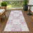 Machine Washable Indoor/Outdoor Chantille ACN2476 Floral Rug-687447132-687447141