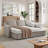 Serta Harvey 89.8" Convertible Sleeper Sectional-109510237