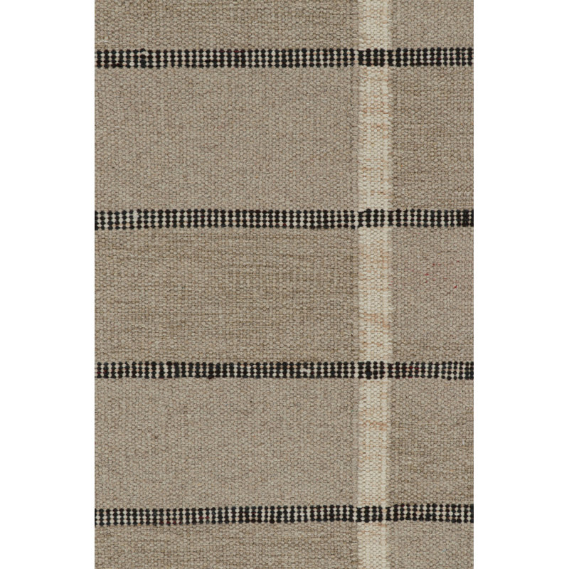 Scandinavian Wool Geometric Area Rug, Rectangle 13' x 19'