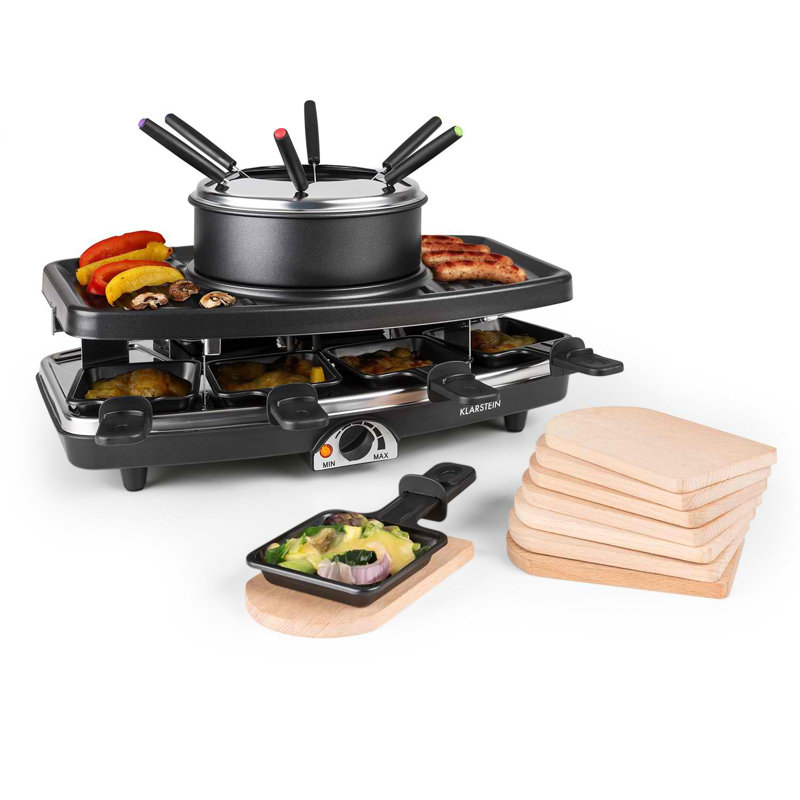 Klarstein Raclette Grill with Lid