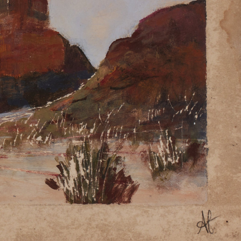 Desert I Painting by Aileen Fitzgerald