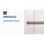 Barre d'appui droite en acier inoxydable poli-49822821