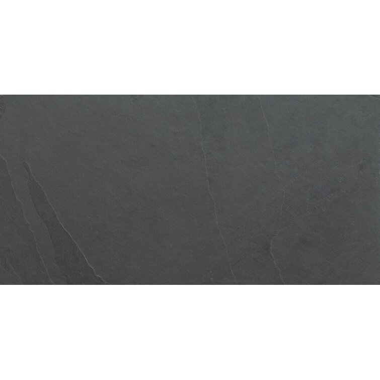 Montauk Black 16X24 Gauged Slate Field Tile