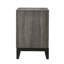 2 Table de chevet en bois magnétisme gris délavé pour chambre à coucher subtile