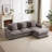 4-Piece 102'' L-Shape Sectional-885109991
