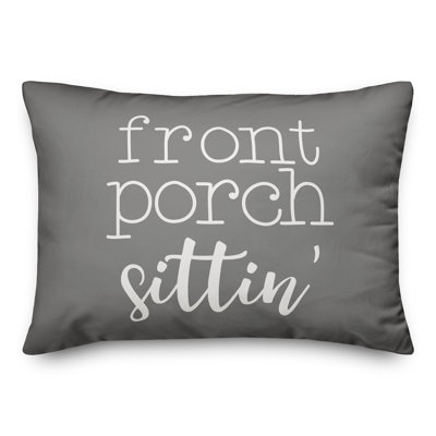 Outdoor Reversible Throw Pillow