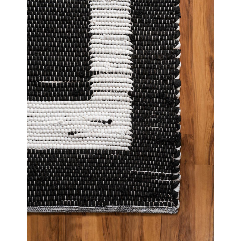 Tapis blanc cassé tressé Elledge, Rectangle 10 pi x 14 pi